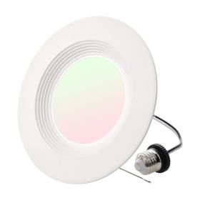 VEVOR 12 Pack LED Recessed Lighting, 5/6 Inch, Retrofit Can Lights, 1050 LM 13W 120V, Selectable 5CCT 2700K/3000K/3500K/4000K/5000K