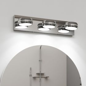 LED Vanity Lights 20in Bathroom Lights Fixtures over Mirror 3 Light LED Lighting Fixture for Bathroom 18W Mirror Lighting Fixture Modern Bath Lig
