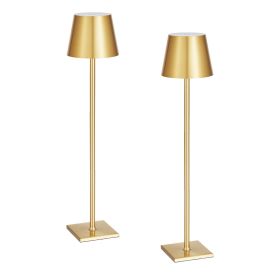 VEVOR Cordless Table Lamp, 2-Pack, 5200mAh Built-in Rechargeable Battery Desk Lamp, Stepless Dimming Up, 3 Adjustable Heights (Default: Default)